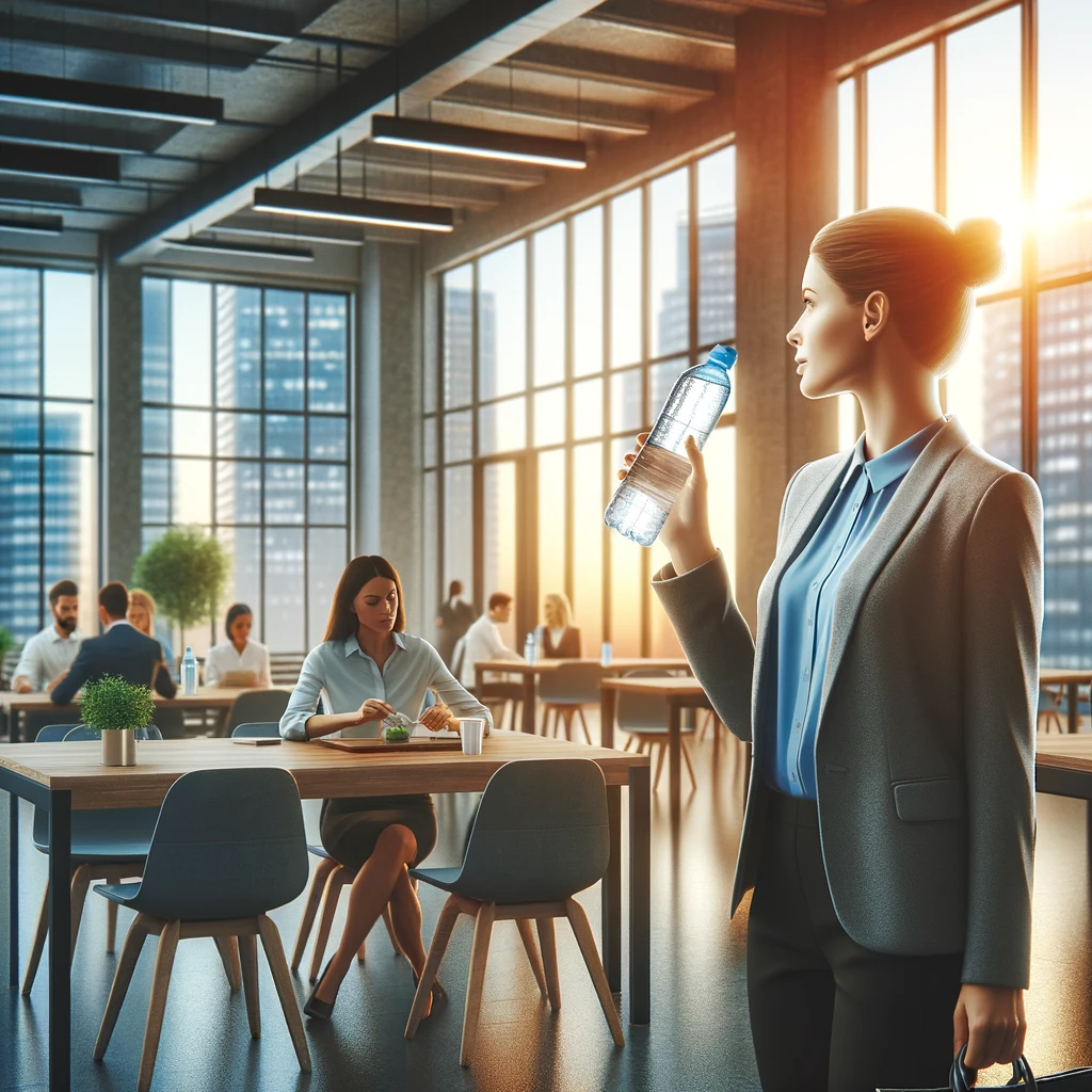 Staying hyderated during your work hours