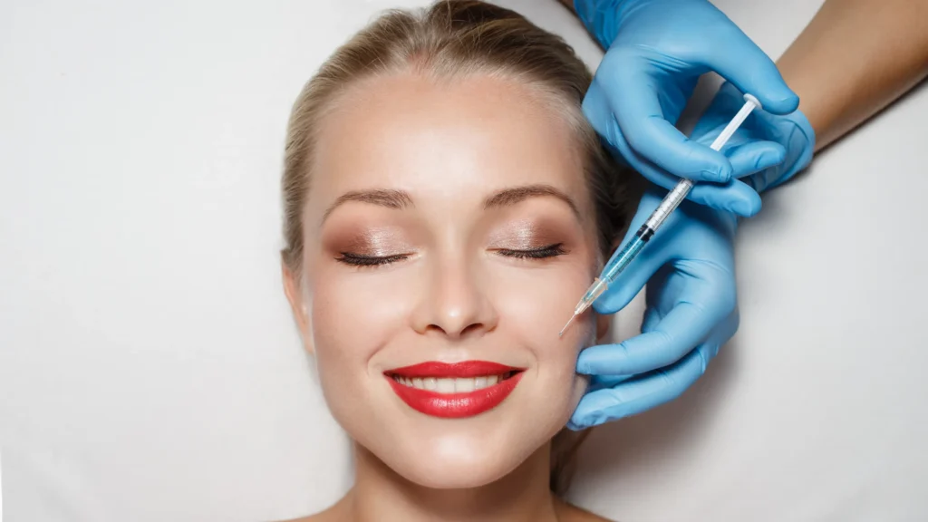 a patient receiving Voluma injections from a certified professional